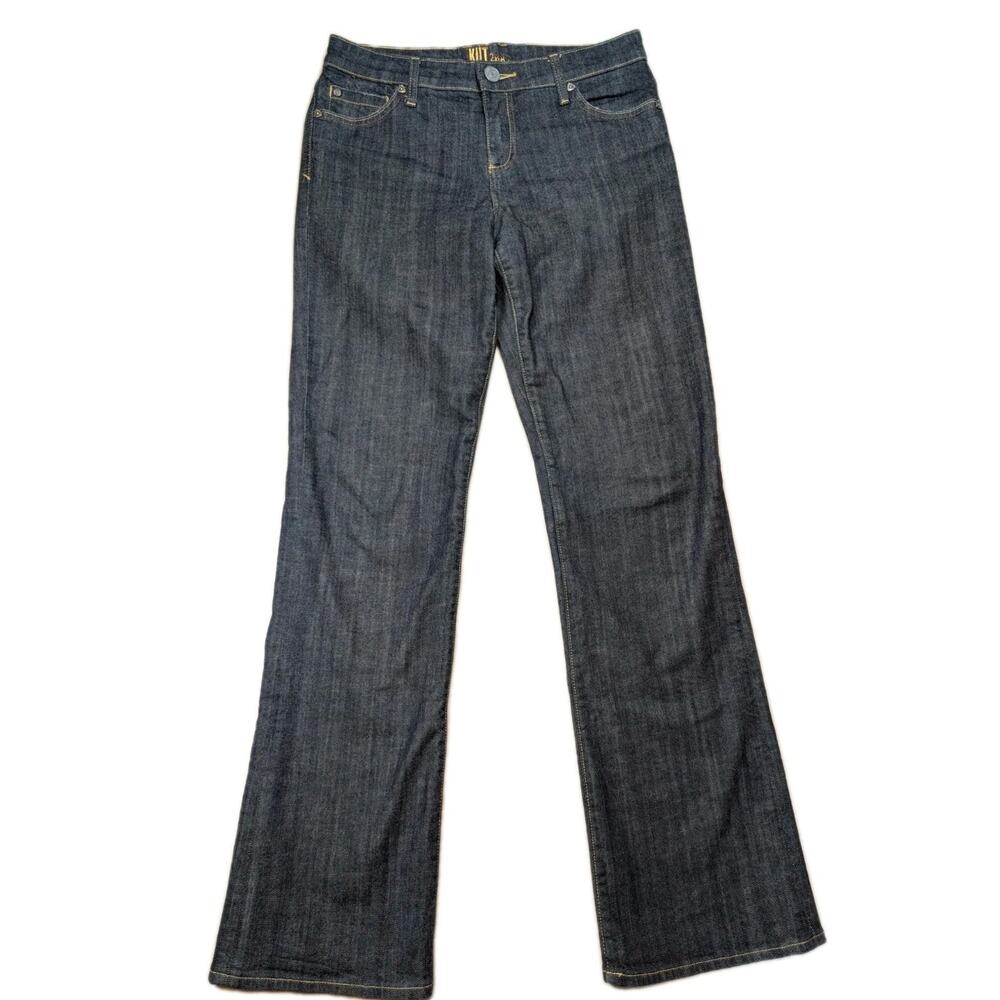 Kut from the Kloth Size 8 Dark Wash Bootcut Jeans 34 Inseam Stretch Denim